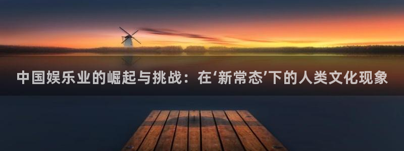 狗子28体育免费注册入口：中国娱乐业的崛起与挑战：在‘新常态’下的人类文化现象