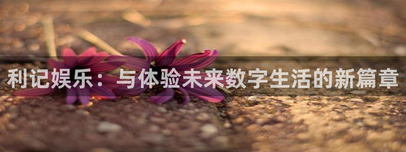 狗子285：利记娱乐：与体验未来数字生活的新篇章
